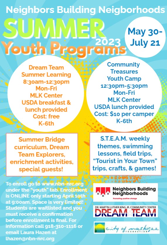 Summer Youth Programs - Neighbors Building Neighborhoods